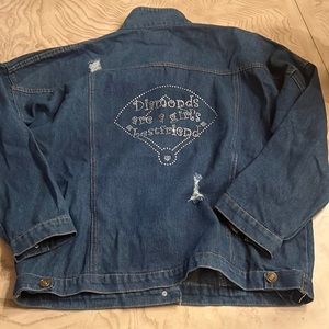 Denim jacket with Crystal embellishment